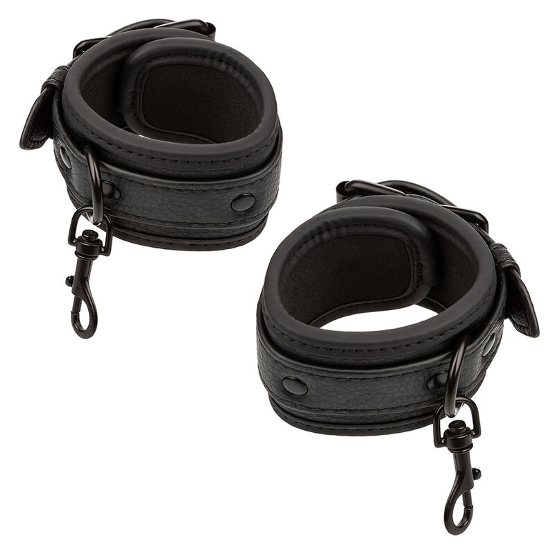 CALEXOTICS - NOCTURNAL RESTRIÇÕES DE CAMA COURO AJUSTÁVEL PRETO 4 Calexotics - nocturnal restrições de cama couro ajustável preto - image 4