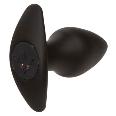 Calexotics - rock bottom plug anal perfeito 10 vibrações silicone preto calexotics caliente. Pt