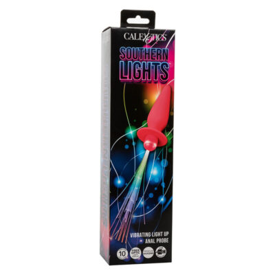 Calexotics - southern lights light up anal plug 10 vibrações silicone rosa calexotics caliente. Pt