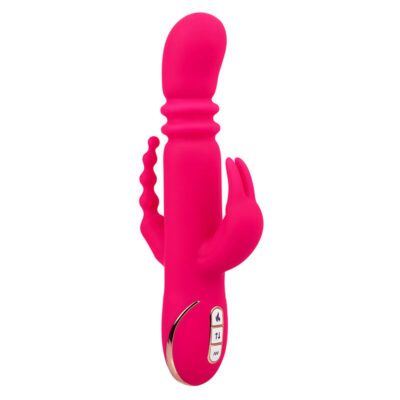 Alternative view of CALEXOTICS - JACK FANTASY VIBRADOR TRIPLO AQUECIDO COELHO ROSA