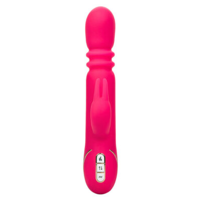 CALEXOTICS - JACK FANTASY VIBRADOR TRIPLO AQUECIDO COELHO ROSA 13 Calexotics - jack fantasy vibrador triplo aquecido coelho rosa calexotics caliente. Pt