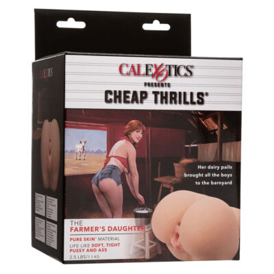 Calexotics - a filha do fazendeiro duplo masturbador realista carne calexotics caliente. Pt