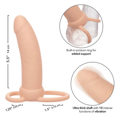 Calexotics - maxx thick dual penetrator 10 vibrações carne calexotics caliente. Pt