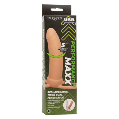 Calexotics - maxx thick dual penetrator 10 vibrações carne calexotics caliente. Pt