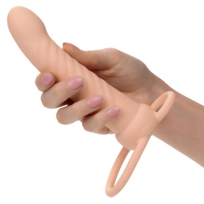 Calexotics - maxx ribbed dual penetrator 10 vibrações carne calexotics caliente. Pt