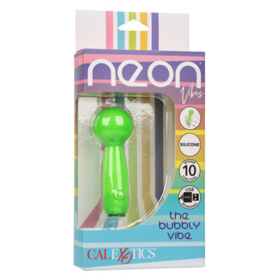 CALEXOTICS - NEON VIBES BUBBLY VIBE O MINI MASSAGEADOR 10 VIBRAÇÕES VERDE 19 Calexotics - neon vibes bubbly vibe o mini massageador 10 vibrações verde calexotics caliente. Pt