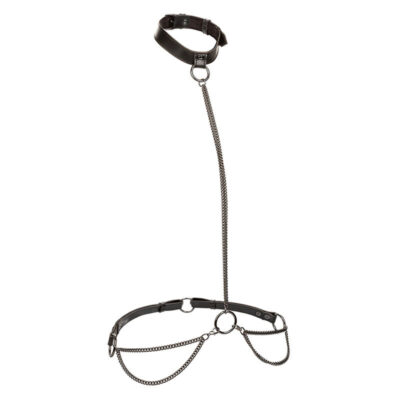 Alternative view of CALEXOTICS - EUPHORIA CHAIN HALTER COLEIRA E TRELA TAMANHO GRANDE