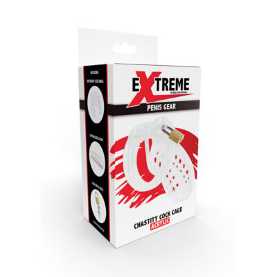 Hidden desire - extreme gaiola de pénis de castidade acrílico ajustável transparente hidden desire caliente. Pt