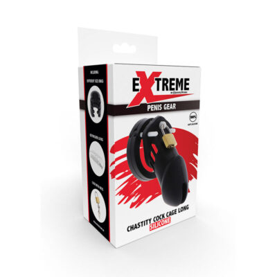 Hidden desire - extreme gaiola de pénis de castidade silicone tamanho l preto hidden desire caliente. Pt