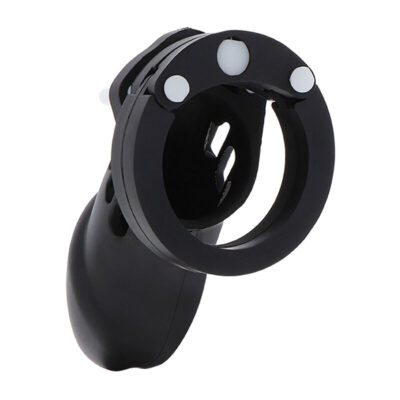 Alternative view of HIDDEN DESIRE - EXTREME GAIOLA DE PÉNIS DE CASTIDADE SILICONE TAMANHO L PRETO