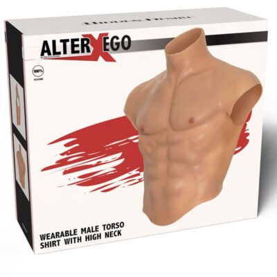 Hidden desire - alter ego silicone masculino tronco camiseta com carne abs hidden desire caliente. Pt