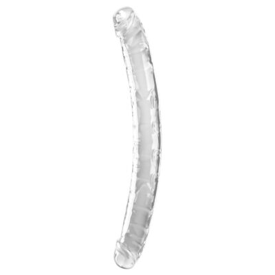 King cock - double trouble dildo duplo 46 cm transparente king cock caliente. Pt