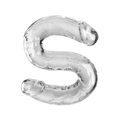 Alternative view of KING COCK - DOUBLE TROUBLE DILDO DUPLO 46 CM TRANSPARENTE