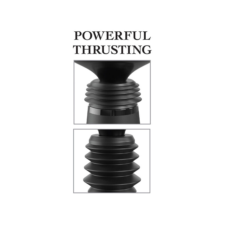FETISH FANTASY SERIES - BODY DOCK THRUSTER DILDO CLAMP COM 7 MODOS DE EMPURRAR PRETO 4 Fetish fantasy series - body dock thruster dildo clamp com 7 modos de empurrar preto - image 4