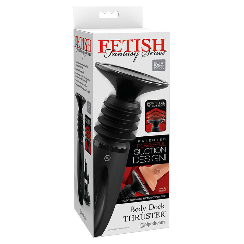 FETISH FANTASY SERIES - BODY DOCK THRUSTER DILDO CLAMP COM 7 MODOS DE EMPURRAR PRETO 5 Fetish fantasy series - body dock thruster dildo clamp com 7 modos de empurrar preto - image 5
