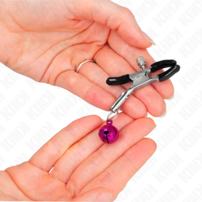 Kink - grampo de bico simples roxo 6 cm kink nipple grip caliente. Pt