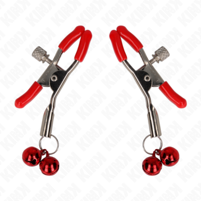 Alternative view of KINK - GRAMPO DE BICO DUPLO VERMELHO VERMELHO 6 CM