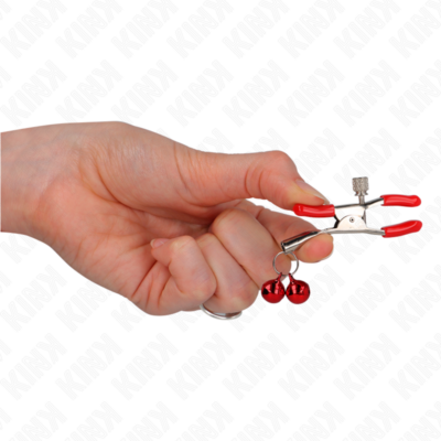 Kink - grampo de bico duplo vermelho vermelho 6 cm - image 4