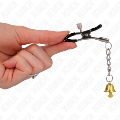 Kink - pinças pingente sino dourado 6 cm kink nipple grip caliente. Pt