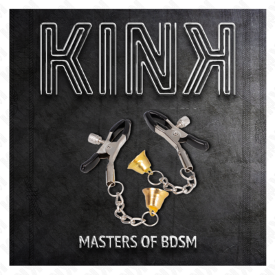 Kink - pinças pingente sino dourado 6 cm kink nipple grip caliente. Pt