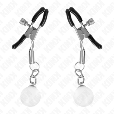 Alternative view of KINK - GRAMPOS DE BICO DE VIDRO PRATA 6 CM