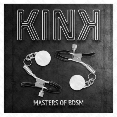 Kink - grampos de bico de vidro prata 6 cm kink nipple grip caliente. Pt