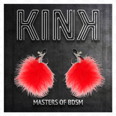 Kink - grampo de pena vermelho 7 cm kink nipple grip caliente. Pt