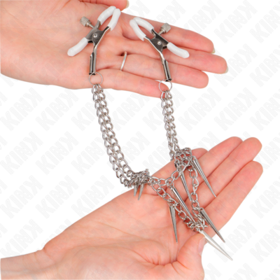 Kink - pinças para bicos com correntes de pontos 30 cm kink nipple grip caliente. Pt