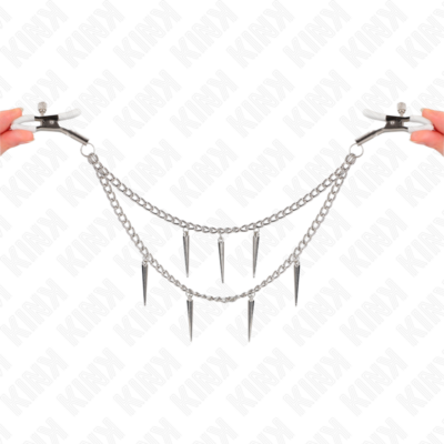 Kink - pinças para bicos com correntes de pontos 30 cm kink nipple grip caliente. Pt