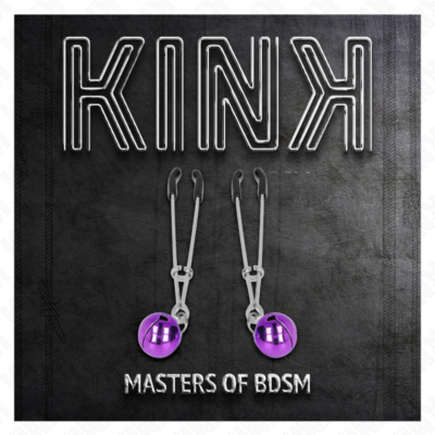 Kink - pinças de bino fina roxo 7 cm kink nipple grip caliente. Pt
