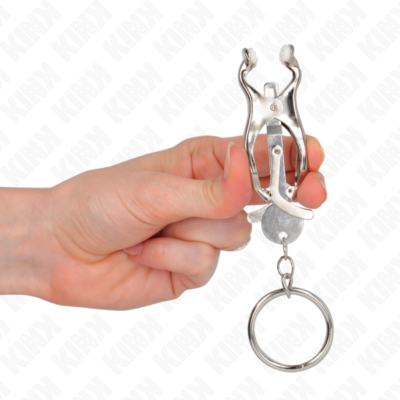 Kink - o-ring trevo japonês grampos de bico prata kink nipple grip caliente. Pt
