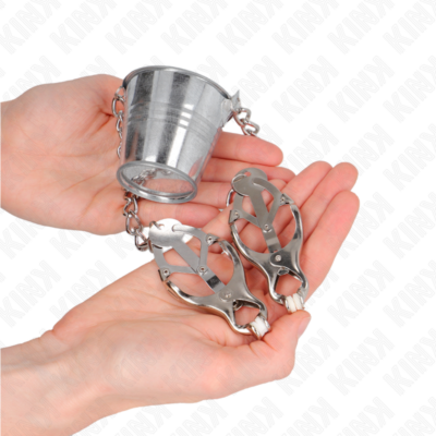 Kink - pinças com balde prata kink nipple grip caliente. Pt