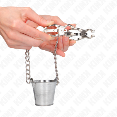 Kink - pinças com balde prata kink nipple grip caliente. Pt