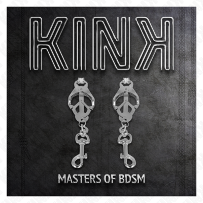 Kink - pinças de trevo japonês com ganchos prata kink nipple grip caliente. Pt