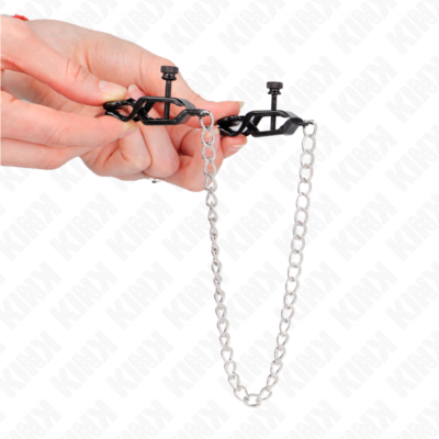 Kink - pinças de corrente plana prata 30 cm kink nipple grip caliente. Pt