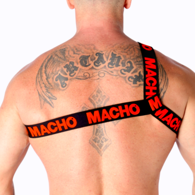 Macho - arnês romano vermelho s/m macho underwear caliente. Pt