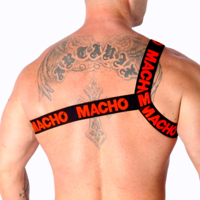 Macho - arnês romano vermelho s/m macho underwear caliente. Pt