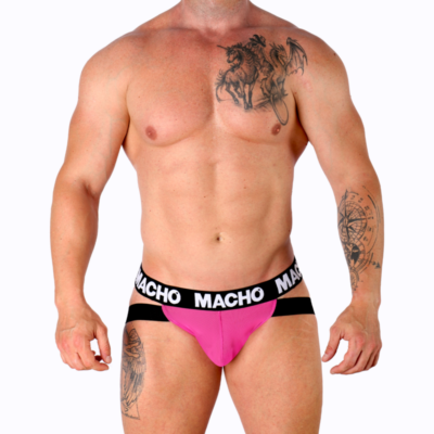 Macho - mx28fr jock rosa neon s macho underwear caliente. Pt