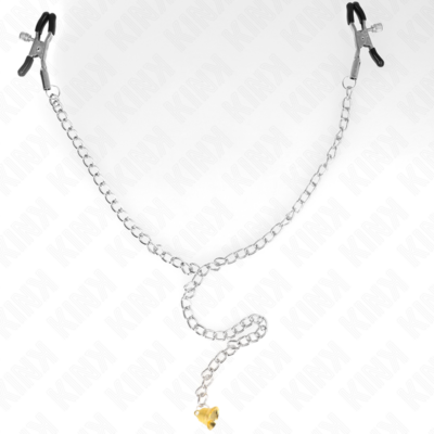 Kink - pinças de corrente com pingente de chifre 30 cm kink nipple grip caliente. Pt