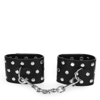 Kink - retenções de punho com snap fasten completo de rebites pretos ajustáveis 19-24 cm x 5,5 cm kink wrist restraint caliente. Pt