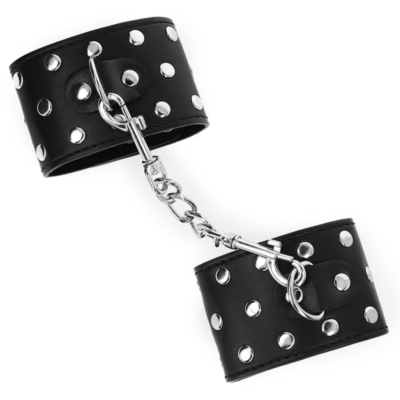 Kink - retenções de punho com snap fasten completo de rebites pretos ajustáveis 19-24 cm x 5,5 cm kink wrist restraint caliente. Pt