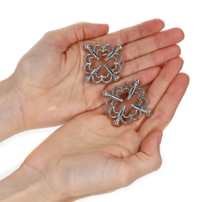 Kink - pinças de flor de metal kink nipple grip caliente. Pt