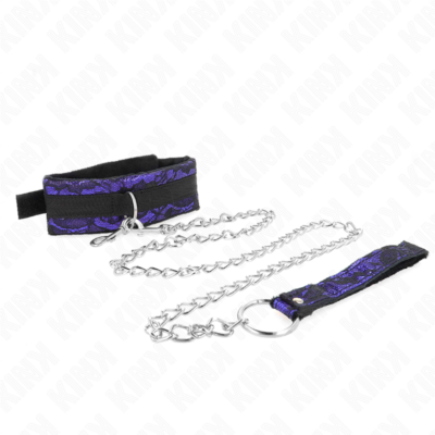Kink - colar curto de renda de veludo com cinto 105 cm com defeito em nylon 44 x 5,5 cm kink collar & gag caliente. Pt