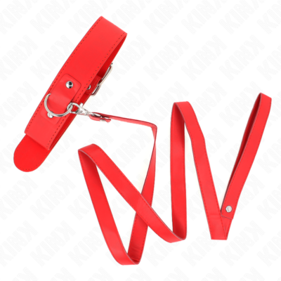 Alternative view of KINK - COLAR COM CINTO 116 CM ALÇA ROJO AJUSTÁVEL 32-50 CM X 8 CM