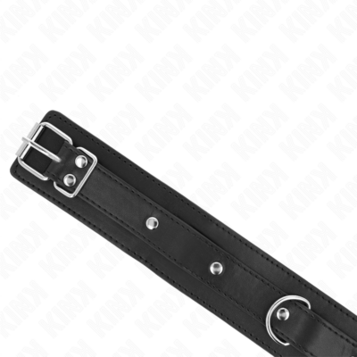 Kink - colar com trela 65 cm 1 anel ajustável 38-49 cm x 5 cm kink collar & gag caliente. Pt