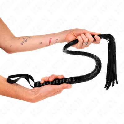 Kink - chicote de serpente com fresas 80 cm kink impact & touch caliente. Pt