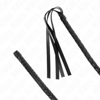 Kink - chicote longo com contas 110 cm kink impact & touch caliente. Pt