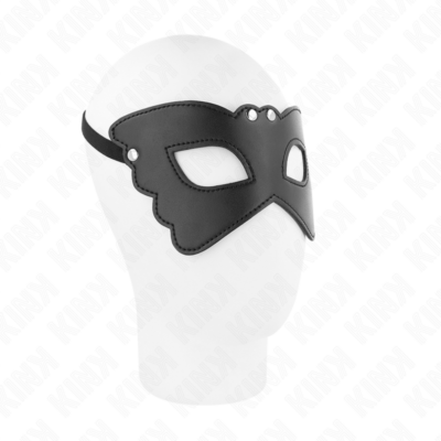 Kink - máscara de couro forma de borboleta 20 x 9 cm kink masked allure caliente. Pt