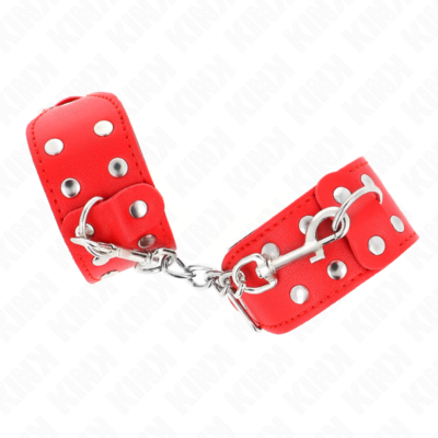 Alternative view of KINK - PULSEIRAS COM LINHA DUPLA DE PREGOS AJUSTÁVEIS VERMELHO