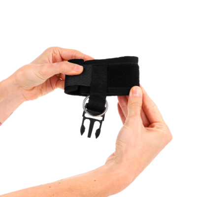 Kink - retenções de pulso neoprene hook&loop fastener preto ajustáveis 22-34 cm kink wrist restraint caliente. Pt